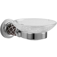 Мыльница Boheme Murano 10903-CH-CR настенная, хром/шоколад