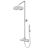 Душевая стойка Zucchetti Pan ZD1050 с термостатом, хром