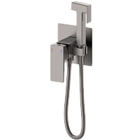 Гигиенический душ Wonzon & Woghand Cube 2.0 WW-88829068-BGM со смесителем, темный графит