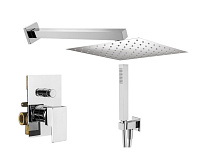 Душевой комплект Plumberia Selection Tag KITTG15CR для ванны, хром