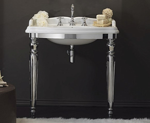 Консоль с раковиной Tiffany World Bristol King TWKI3090.1сr 91x56 хром
