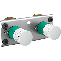 Скрытая монтажная часть Hansgrohe Rainfinity Showerpipe 360 1jet 26840180 для смесителя для душа