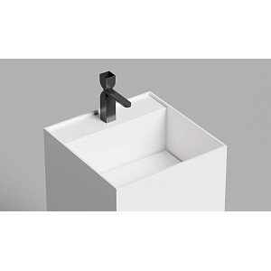 Раковина напольная Salini Armonia Square Top 01 130521TM S-Stone 45x45 белый матовый