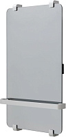 Полотенцесушитель электрический Allen Brau Infinity 80x44 с рейлингом и креплением, серебро браш