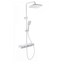 Душевая система Wonzon & Woghand WW-B3552-MW с термостатом, белый матовый
