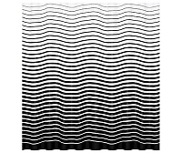 Душевая шторка на ванну WasserKRAFT Donau SC-24101 черный/белый