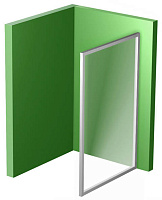 Душевая перегородка Ravak Blix BLPS-100 9BHA0C00Z1 Transparent, хром