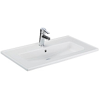 Раковина на столешницу beWash Ontario 35831101 80x45x150 белый глянцевый