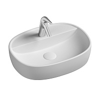 Раковина накладная Ceramicanova Element CN6036 50x38x12 белый