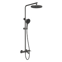 Душевая стойка Aqueduto Chuva CHU0245 с изливом, оружейная сталь
