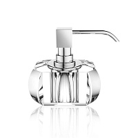 Дозатор для жидкого мыла Decor Walther Kristall 0924256 настольный, хром