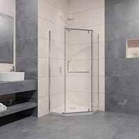 Душевой уголок RGW Passage 35088100-11 100x100x195 стекло прозрачное/профиль хром