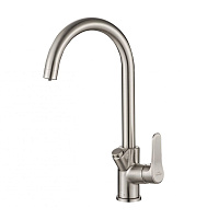 Смеситель Zorg Steel Hammer SH 901 SATIN для кухонной мойки, сатин