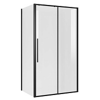 Душевой уголок Niagara Nova NG-84-11AB-A80B-34 110x80x195 стекло прозрачное/профиль черный матовый