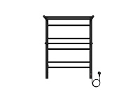 Полотенцесушитель электрический Aquatek Альфа AQ EL RRP0770BL 50х70 2-3-2 черный муар