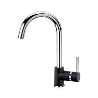 Смеситель Paini Cox 78H4572CRL2LMKM для кухонной мойки, хром, гранит
