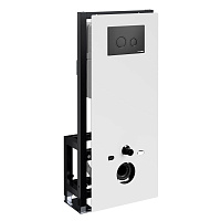 Система инсталляции WasserKRAFT Glan 66TLT.010.ME.WH.MB01 для унитаза, черный матовый