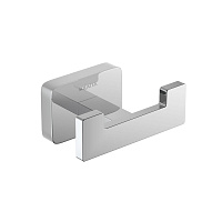 Крючок двойной Aquatek Либра AQ4302CR хром