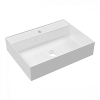 Раковина Alice Hide 31230101S 60x45 подвесная, белый глянцевый