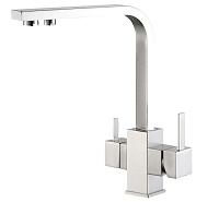 Смеситель Zorg Steel Hammer SH 905 SATIN для кухонной мойки, сатин