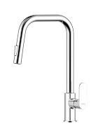 Смеситель Aquatek Альфа AQ1984CR для кухонной мойки, хром