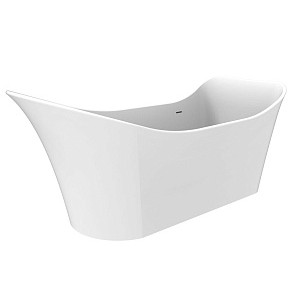 Ванна из искусственного камня Timo Juta JUTA1815 181,5x82,5 Solid surface, белый матовый
