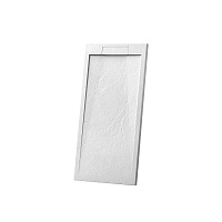 Поддон для душа из искусственного камня Vincea VST-4SRL8012W 120x80x2.5 белый матовый