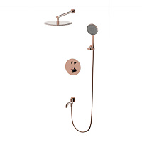 Душевой комплект Wonzon & Woghand Stick WW-88929010-RG розовое золото