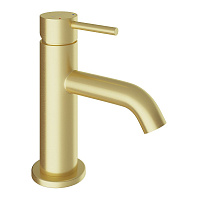 Смеситель Aqueduto Cano CAN0150 для раковины, золото шлифованное