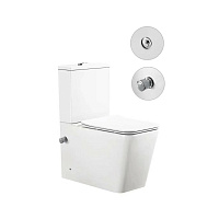 Унитаз-компакт SantiLine SL-5017SM-BD со встроенным смесителем и функцией биде