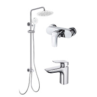 Душевой комплект Aquatek Вега 3 в 1 AQ1036CR хром