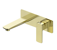 Смеситель Wonzon & Woghand Edge WW-88869003-BG для раковины, встраиваемый, брашированное золото