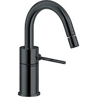 Смеситель Nobili Velis VE125139/3FLP для биде, черный глянцевый