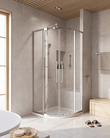 Душевой уголок Cezares Relax RELAX-304-R-2-90-C-CR 90x90 прозрачное, хром