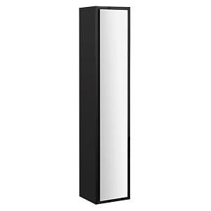 Шкаф-пенал Aquaton Римини 1A234703RN950 черный глянцевый