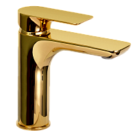 Смеситель Remer Infinity I10DO для раковины, золото глянцевое