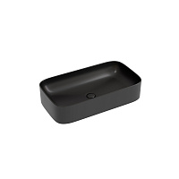 Раковина накладная Ceramicanova Element CN6054MB 70.5x38x15 черный матовый