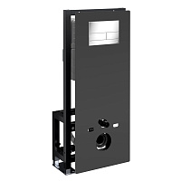 Система инсталляции WasserKRAFT Glan 66TLT.010.ME.BL.CH04 для унитаза, хром