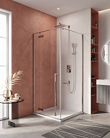 Душевой уголок Cezares Liner LINER-A-1-90-C-Cr-L 90x90 прозрачное, хром