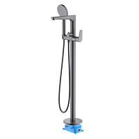 Смеситель Aquatek Бетта AQ1145BGM для ванны, оружейная сталь