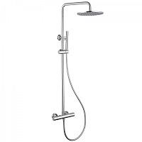 Душевая стойка ABBER Kreis AF8160L с термостатом, хром