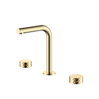 Смеситель Boheme Stick 152-G.1 для раковины, ручка Diamond, золото
