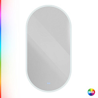 Зеркало Cezares CZR-SPC-ELS-550-1050-RGB-TCH 55x105 с RGB подсветкой и сенсорным выключателем