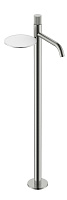 Смеситель Boheme Stick 120-NB.3 для раковины, ручка Linea, никель брашированный