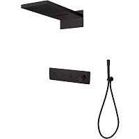Душевой комплект Boheme Fusion 130-B для душа, черный