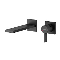 Смеситель Sancos Linn SC9021MB для раковины, черный матовый