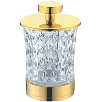 Стакан Boheme 10215 для ватных дисков, золото