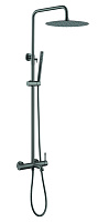 Душевая стойка Boheme Uno 468-GM для ванны, оружейная сталь