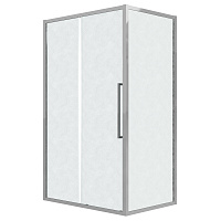 Душевой уголок Grossman Cosmo 120.K33.02.1090.10.02 98-101x88,5-90x195 шиншилла/хром