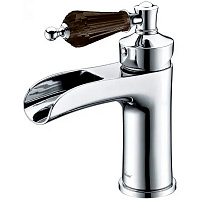 Смеситель Boheme Vogue 221-BSW для раковины, хром/черный Swarovski